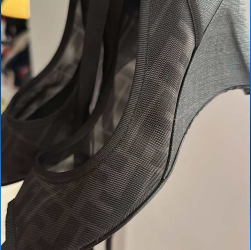 Fendi Dark Mesh Heels